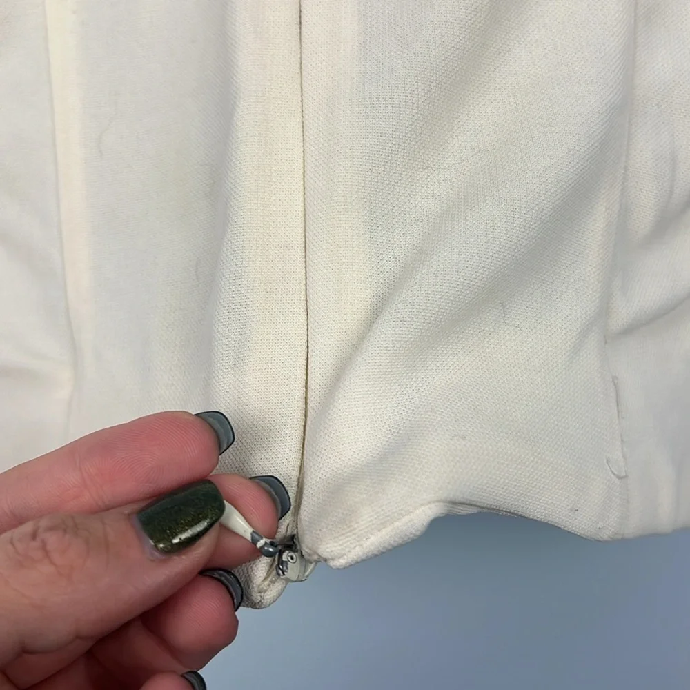 Orna Farho Paris vintage zipper closure ivory corset top - Picture 7 of 7